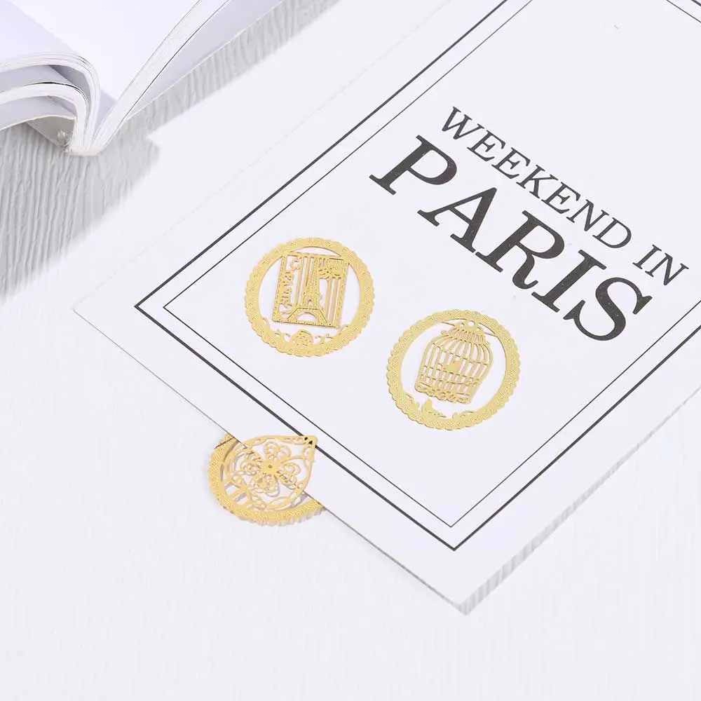 Gift Stationery Mini Cute Cartoon Creative Metal Bookmark