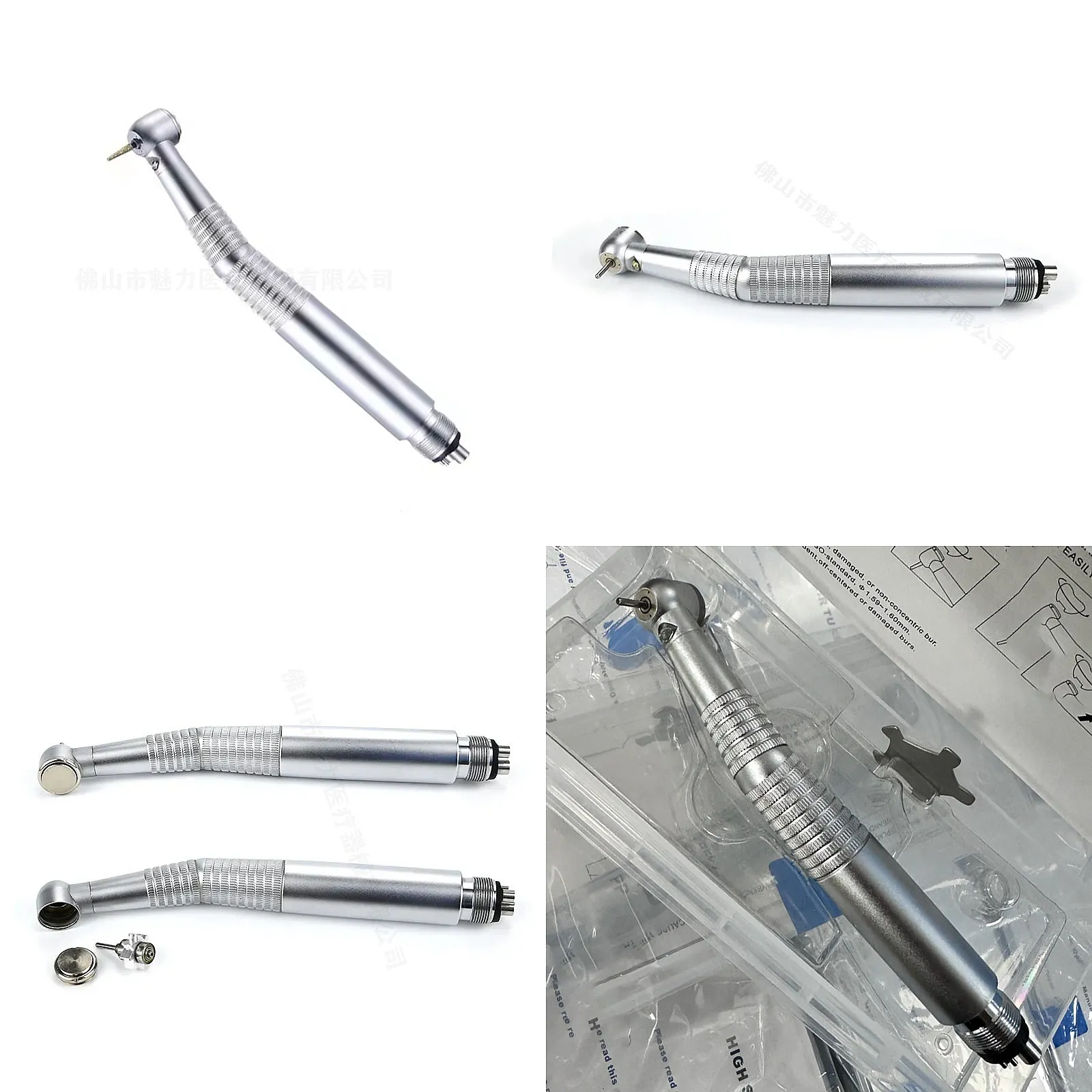 Dentals High Speed Handpiece LED Self-Light Air Turbine Drill Tool 4 Holes 2 Holes Dentals Accessories