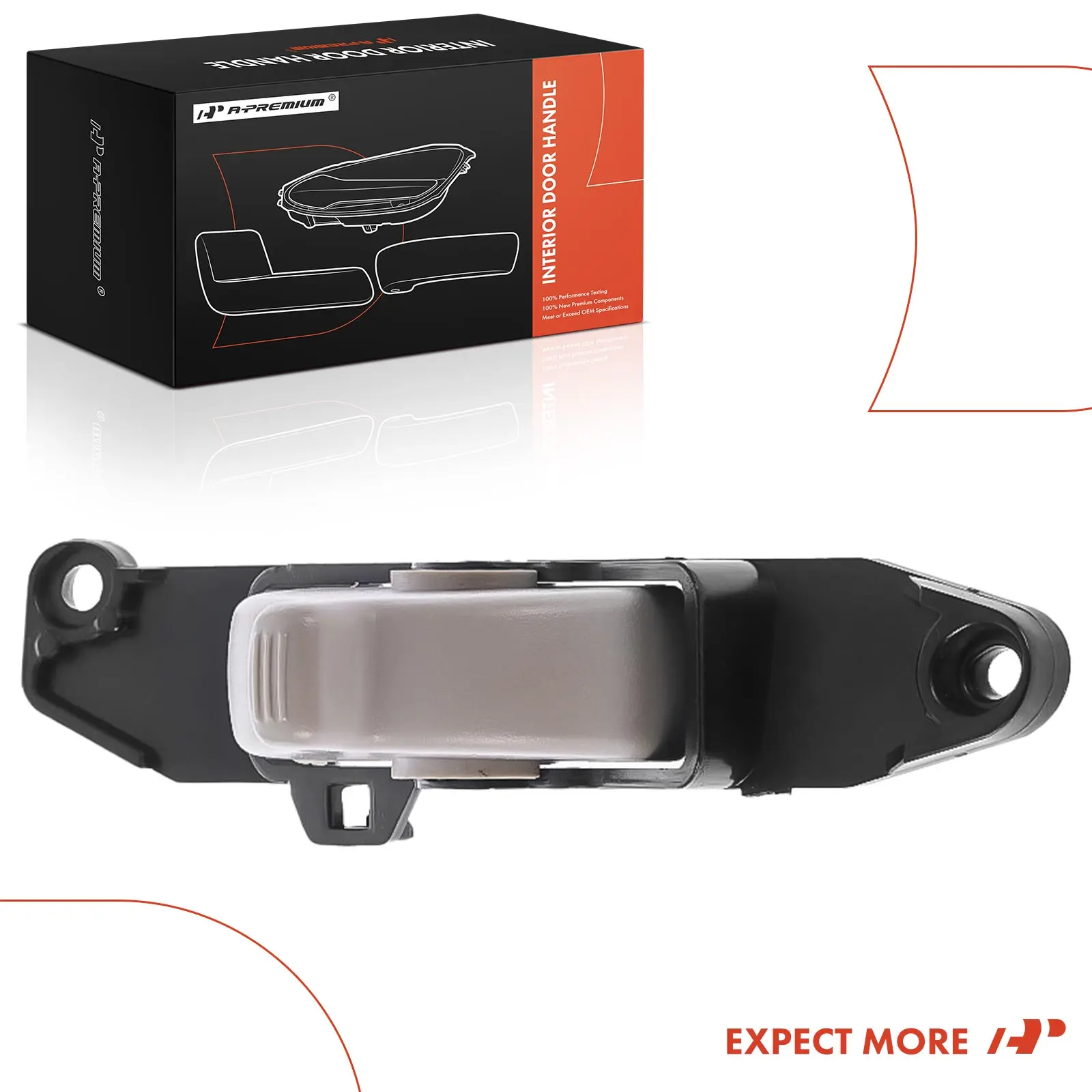A-Premium Rear Driver Side Beige Interior Door Handle for Nissan Quest 2006-2008