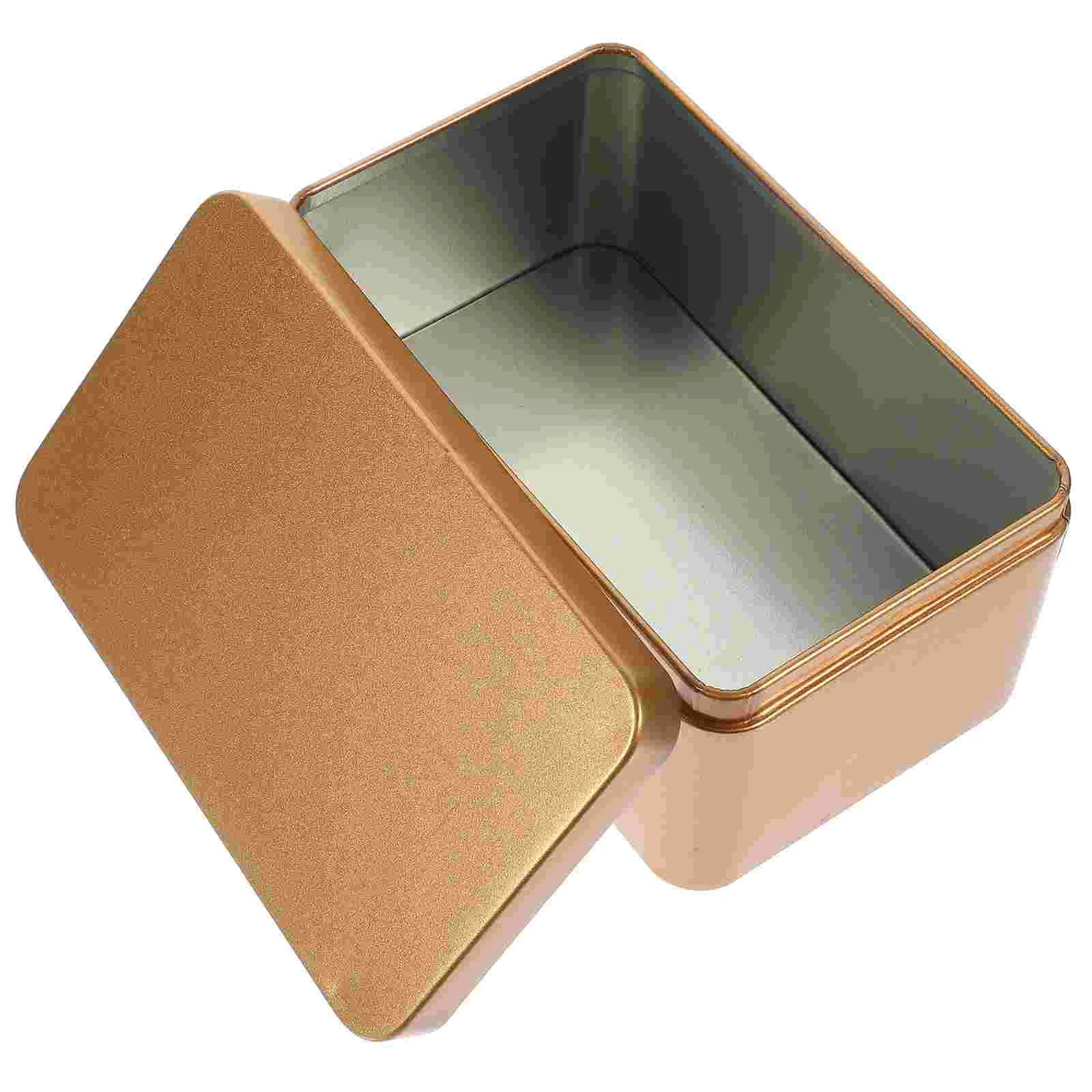 

Tea Storage Iron Box Seasoning Container Tinplate Crafts Materials Candy Jar Empty Cans Air Tight Cookie Metal Boxes