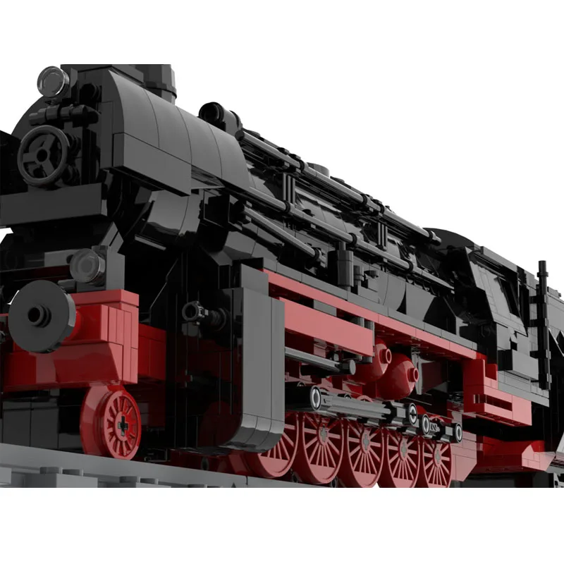 MOC-247588 Lokomotywa Kolejowa Klocki Konstrukcyjne Modele Zabawki Prezent Urodzinowy Dla Dorosłych Kreatywne Akcesoria do Budowy Lokomotyw 1254 Elementy