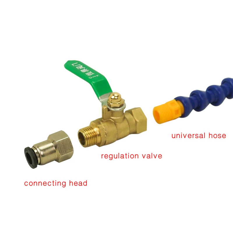 1pcs Round Nozzle Coolant Pipes Flexible Oil Coolant Pipe Widely Used for CNC Lathe Engraving Machine and Water Cooling System