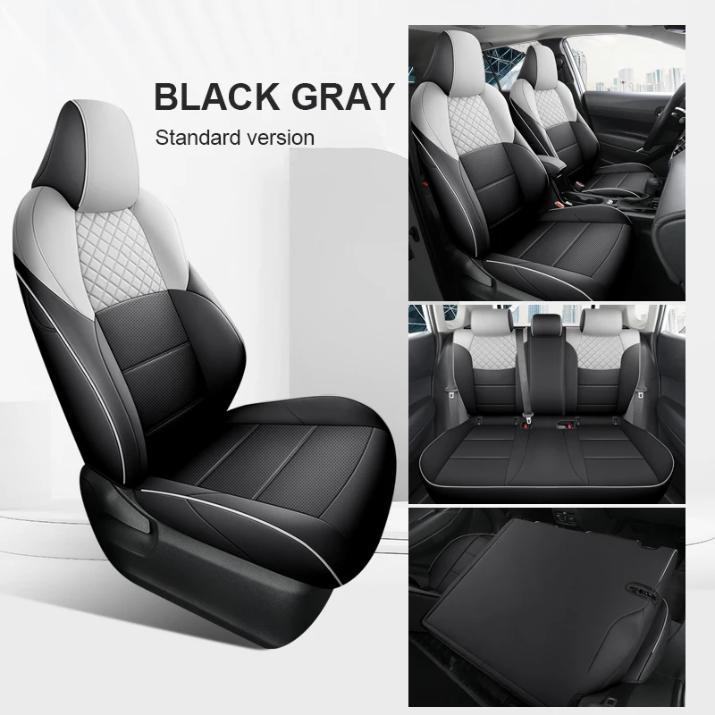 

Custom Fit Car Seat Covers Specific for Toyota bZ4X Full Covered with Front and Rear Full Set 5 Seater Top Quality Leather