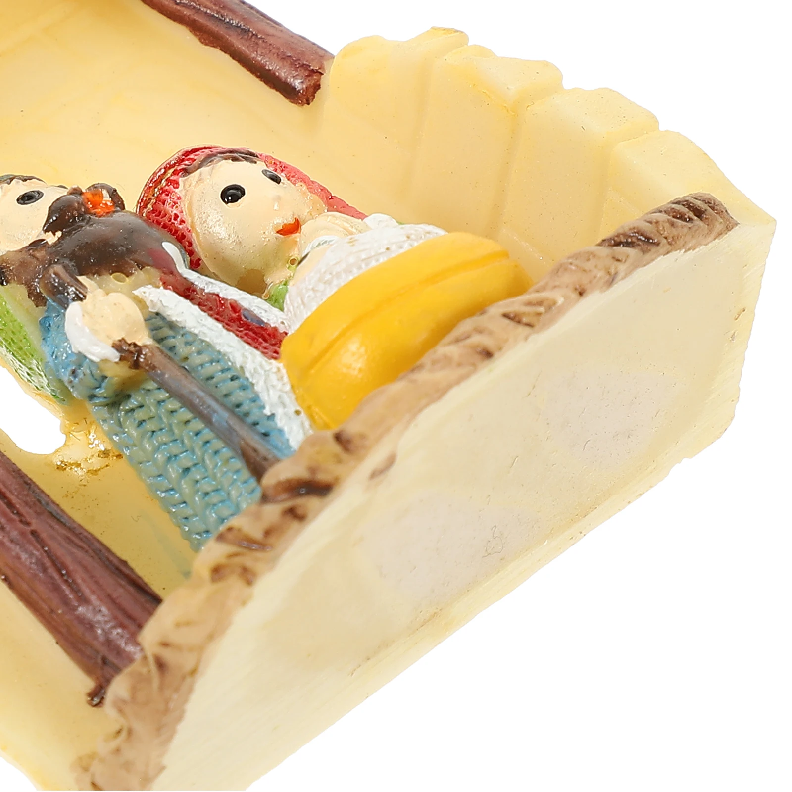 

Mini Nativity Jesus Birth Resin Statue Decorative Home Tabletop Ornament Christmas Living Room Shelf Decoration Resin Craft