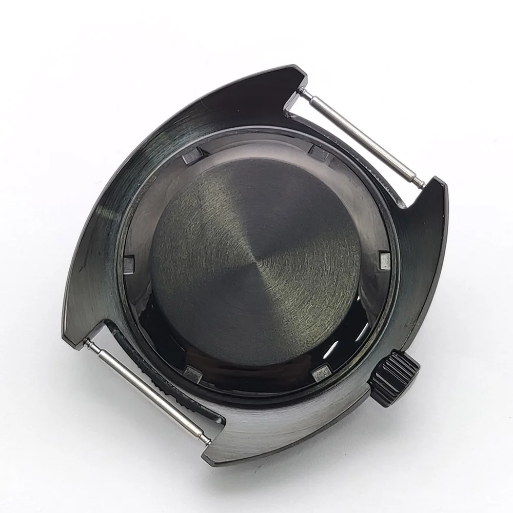 42mm Watch Case Sapphire Crystal Abalone Double Character Display 316L Case Fit NH34 NH35 NH36 NH38 NH39 NH70 NH72 Movement
