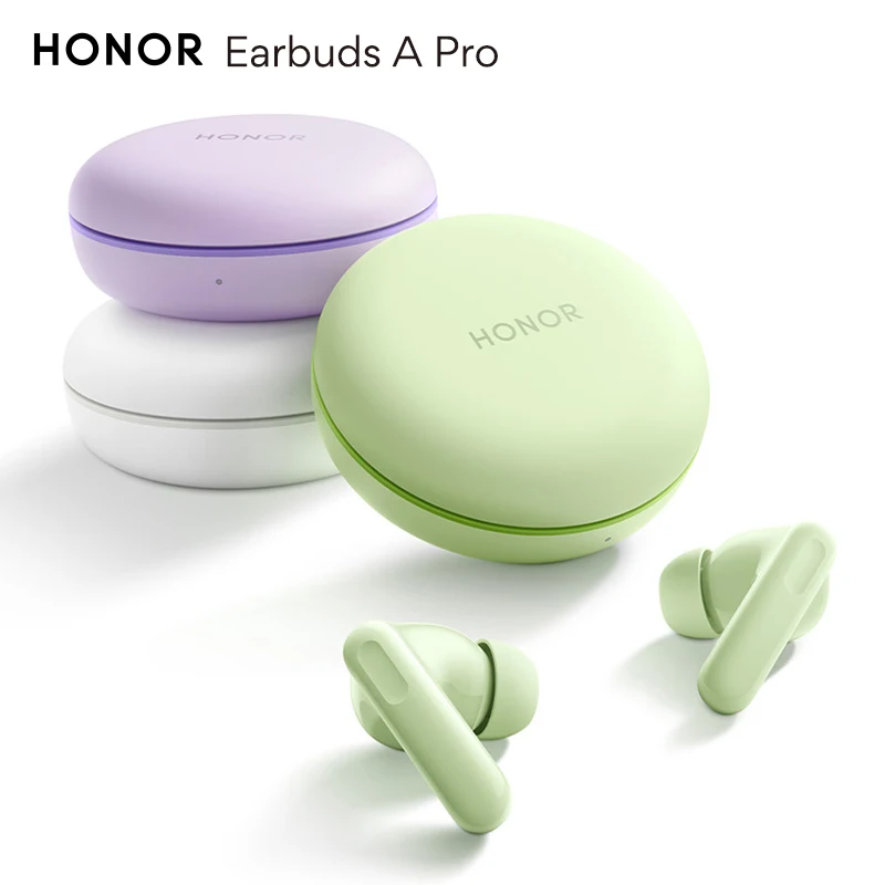 

Наушники HONOR Earbuds A Pro, беспроводные наушники TWS с Bluetooth 5.3, гарнитура с активным шумоподавлением 49 дБ, срок службы батареи 42 часа, IP54