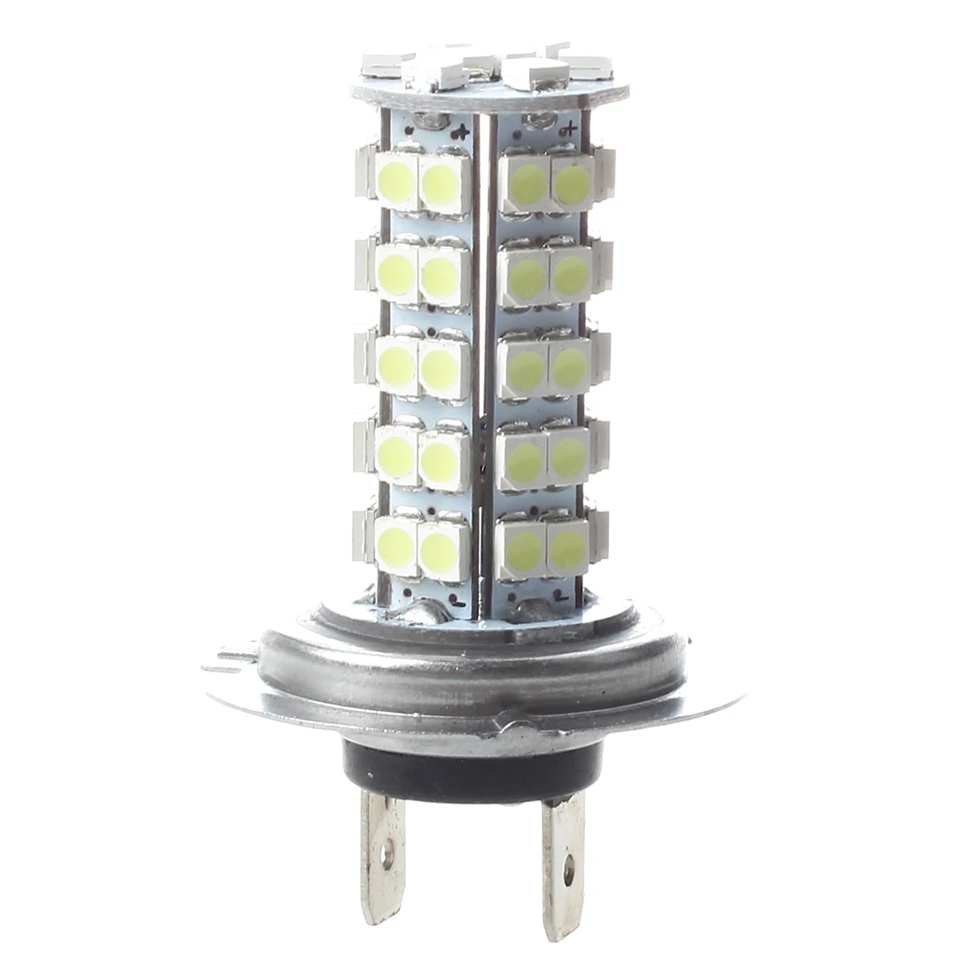 2x H7 3528 SMD 68 LED Car Bulbs, 12V