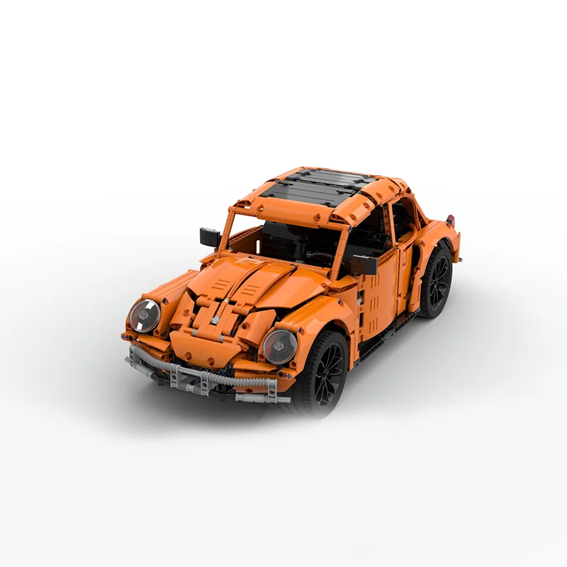 1568 pièces MOC VW Beetle B modèle blocs de Construction techniques jouet Construction bricolage idée créative éducation brique cadeau de noël enfants