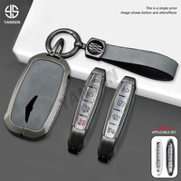 2025 New Leather Car Key Cover For Hyundai Genesis G80 2023 2024 2025 G70 G90 G90RS4 GV60 GV80 Auto Accessory