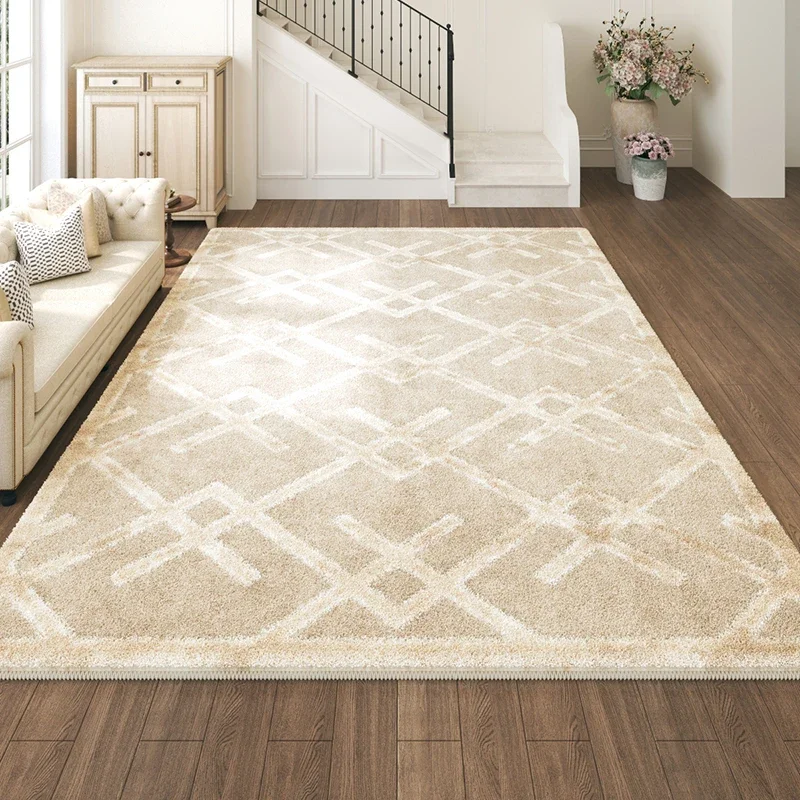 

American Style Carpets for Living Room Fluffy Soft Study Rug Large Area Bedroom Decoration Non-slip Carpet Home Plush Floor Mat