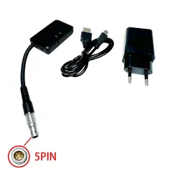 USB Data Bluetooth Adapter Cable Replacement For Leica Total Station Modle 563625LY EU US Plug 5 Pin