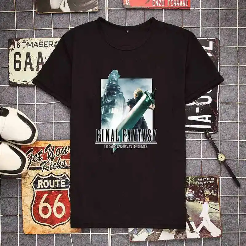 Cloud Strife NEW Game Final Fantasy Printed T-shirt