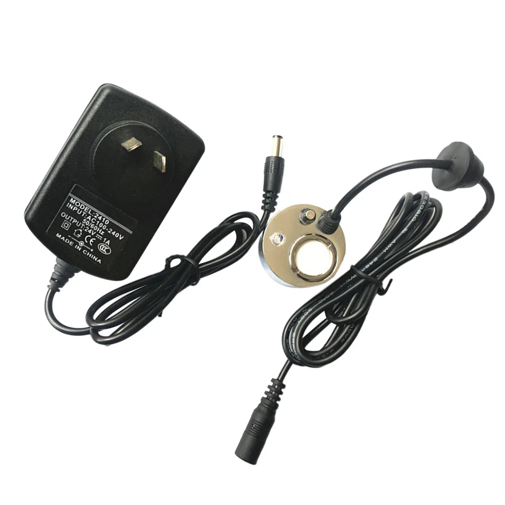 Mist Maker Fountain Water Feature Fog Machine Ceramic Humidifier Fish Fountain Ceramic Humidifier Tank Decor 24V Ac Adapter