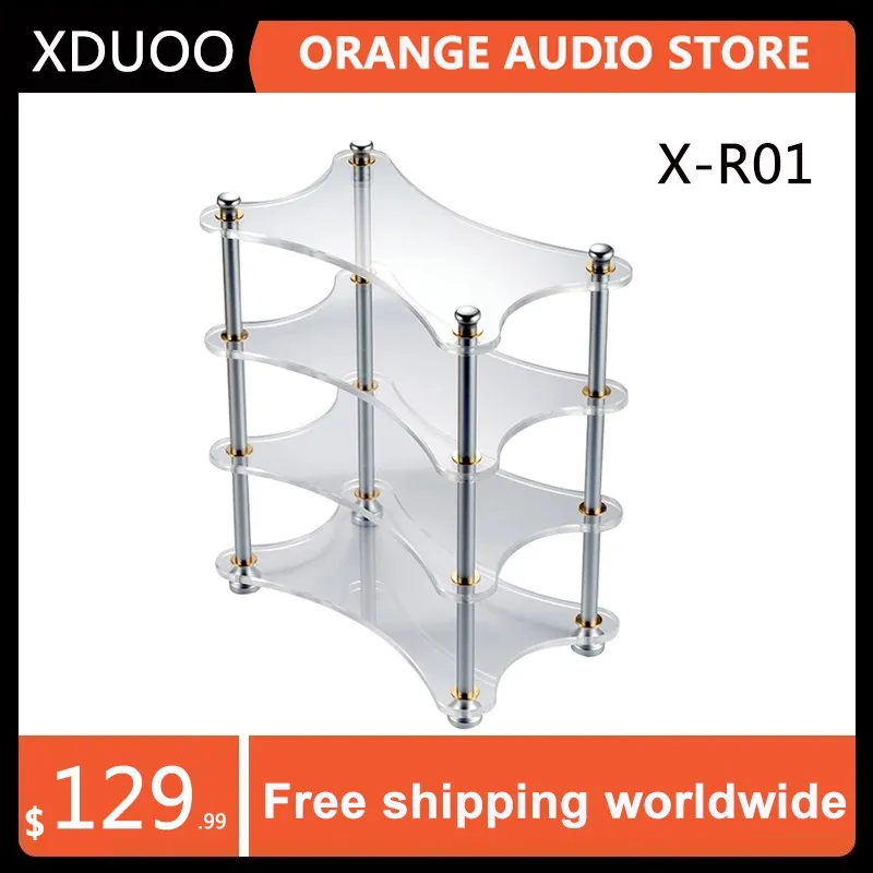 

Xduoo X-R01 Multilayer Acryl XR01 Hifi Rack Geschikt Voor Stapelen Kleine Amps, decoders Voor MT-602 MT-604 Mu-604 Etc.