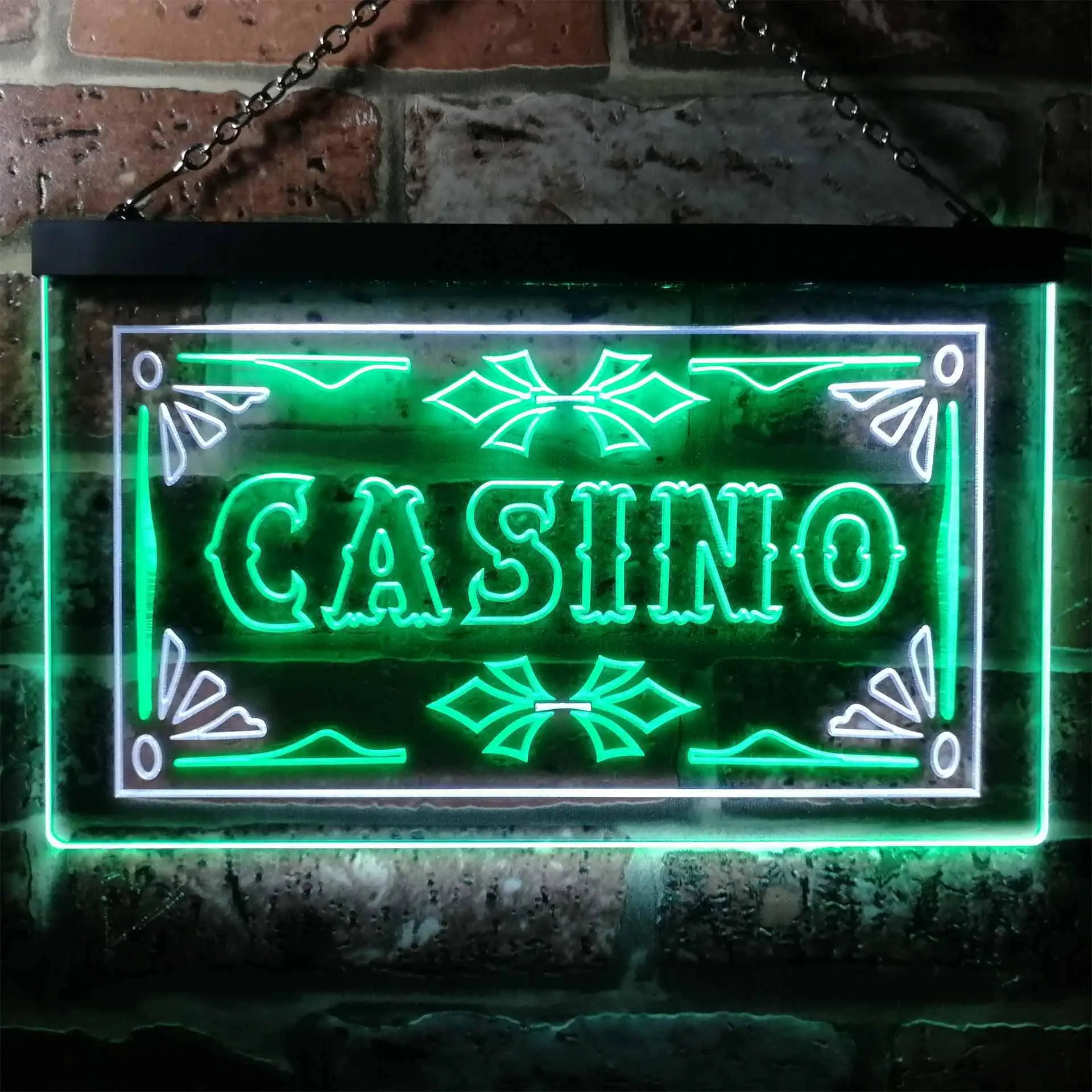 

Casino & Token Dual Color Led Neon Sign st6-i0708