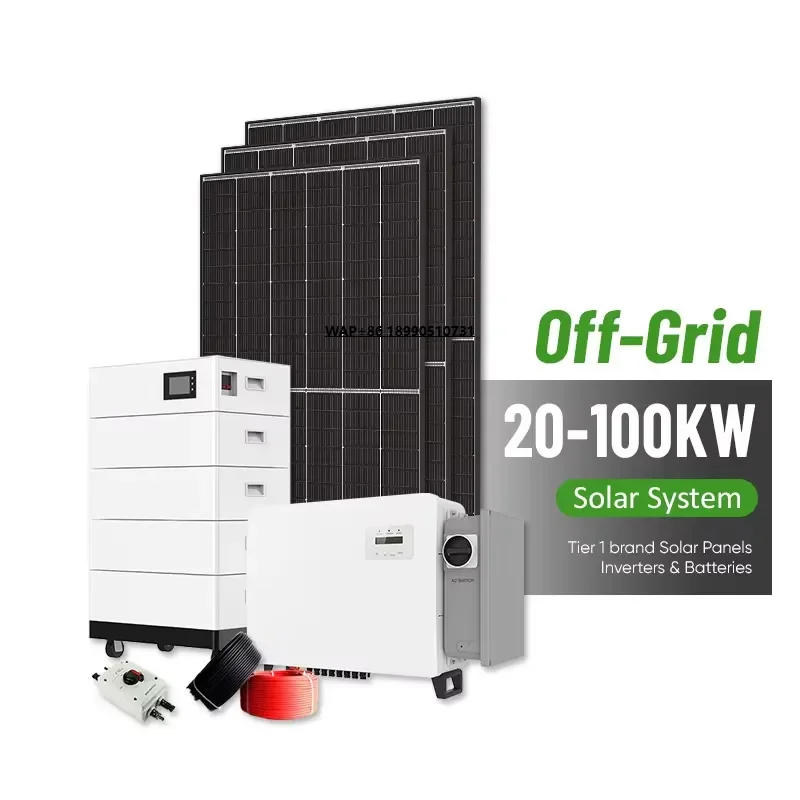 Morel Customize Solar Energy 380v 10Kw 12kw 15kw 20kw 30kw 50kw 100kw Hybrid Off Grid Solar Panels  Power System Commercial