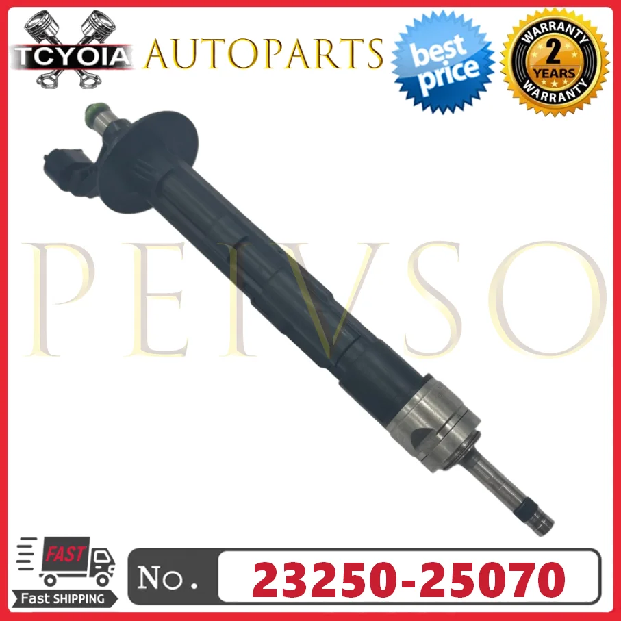 

Renovation High Pressure Fuel Injector 23250-25070 2325025070 23209-25070 2320925070 For LEXUS NX350 TOYOTA HIGHLANDER 2022-2025
