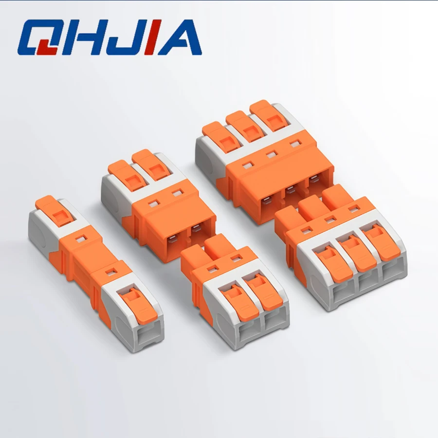 Copper Core Quick Connect Plug-in Splicable Wire Connector Electrical Docking Terminal for LED Lighting Wire Splitter