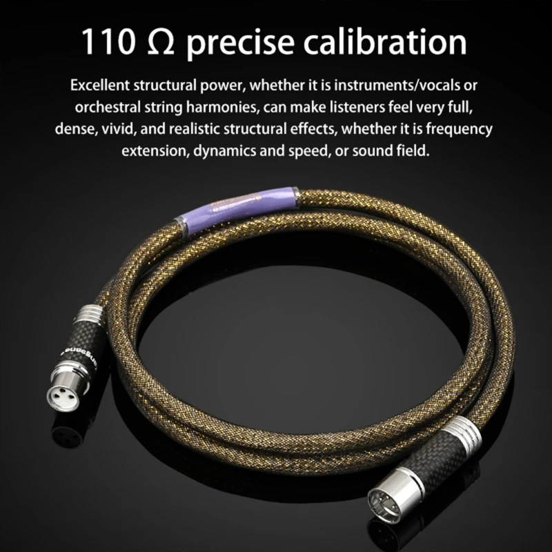 Cable coaxial digital Línea blindaje 110ohm para ingenieros productores música K1KF