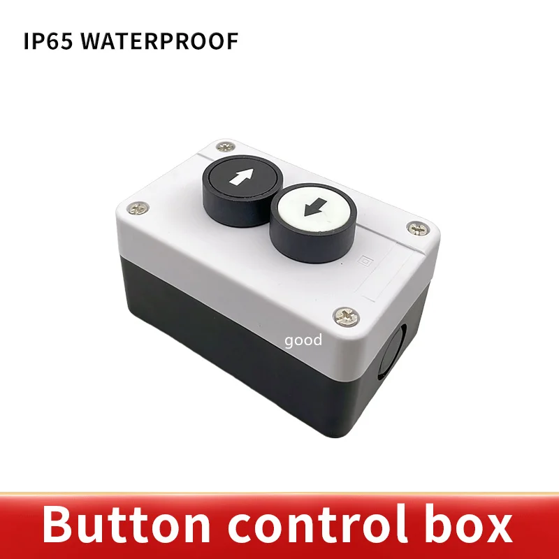 

Push Button Switch Control Box Waterproof Button Indicator Light Plastic Case Emergency Stop Reset Point Electric Box