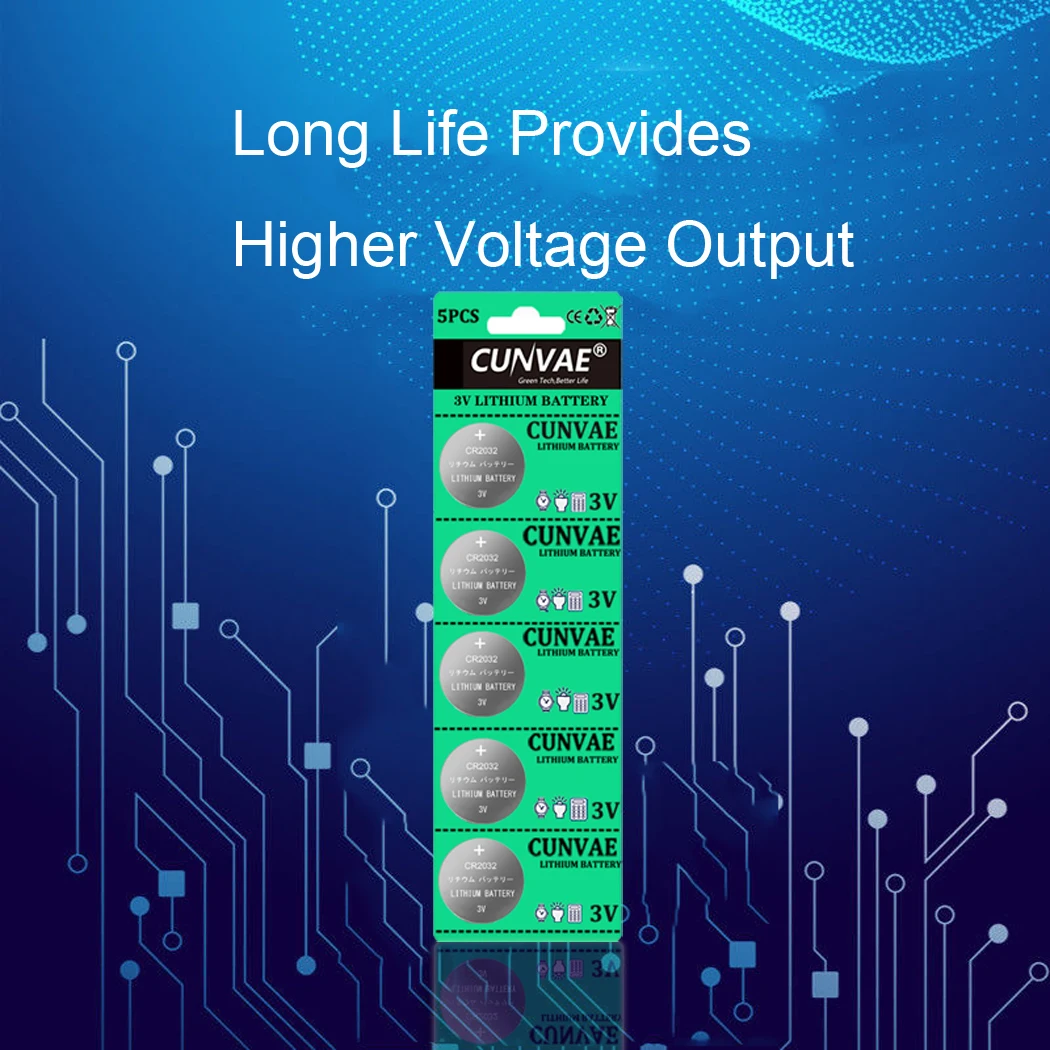 100 pces cr2032 cr 2032 ecr2032 3v bateria de lítio para relógio computador controle remoto calculadora botão pilha moeda bateria