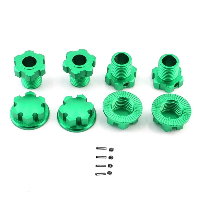 Metall 17mm Keil rad Sechs kant Naben adapter 2,0 für Traxxas 1/10 E-Revo maxx Schlitten RC Auto Upgrade Teile