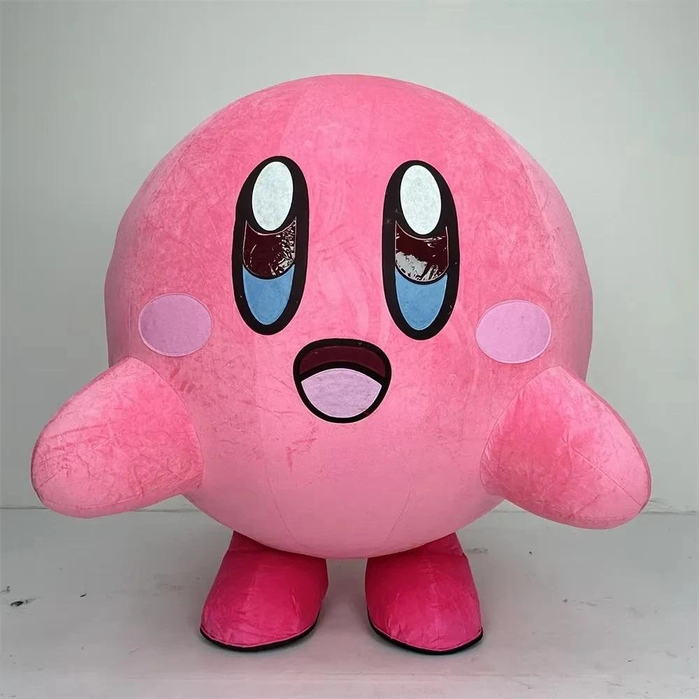 2 m / 2,6 m opblaasbare kleine poederbal mascotte pop schattige ronde bal Halloween carnaval feestkleding prestaties feestshow