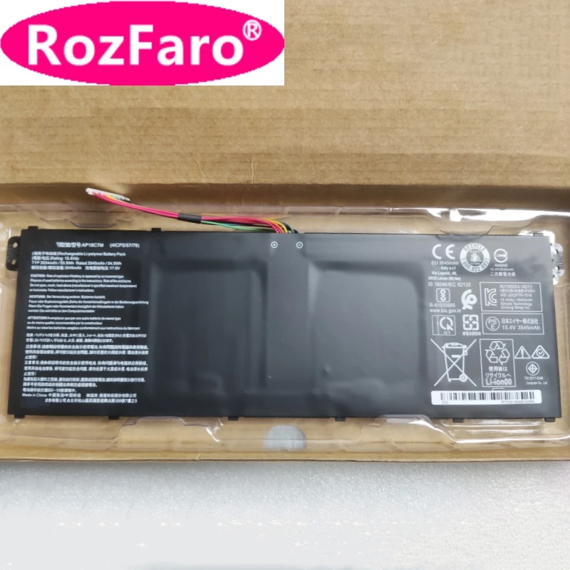 RozFaro AP18C7K Laptop Battery For Acer N19W3 Swift 5 3 SP513-54N SF513-55 SF514-54GT SF514-54T SF514-55T SF514-55TA SF514-55GT