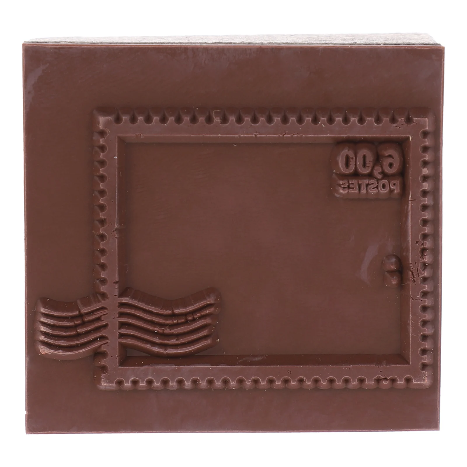 

Wooden Set Retro Seal Craft Journal Scrapbook Decoration Pattern Cards Crafts Light Brown Mini Size Easy