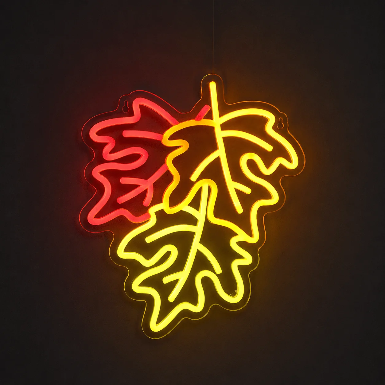 Maple Leaf LED Neon Sign, USB Dimmable Fall Aesthetic Wall Decor, Living Room Game Room Thanksgiving Seasonal Gift
