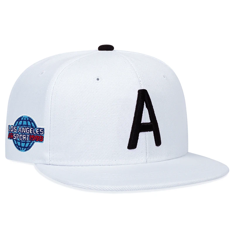 1piece Unisex Letter A Embroidery Hip Hop Hat Outdoor Adjustable Sunscreen Leisure Hat Spring Autumn Travel Tourism Vacation