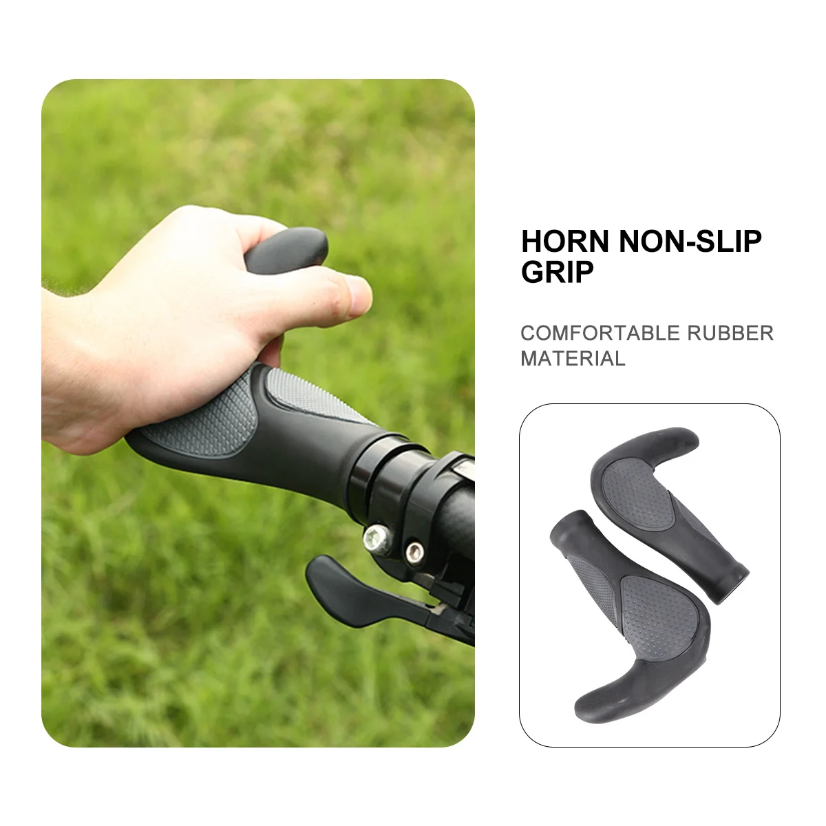 

Противоскользящая ручка, черный материал ПВХ, эргономичная ручка, амортизирующие аксессуары для руля горного велосипеда, обновление для езды