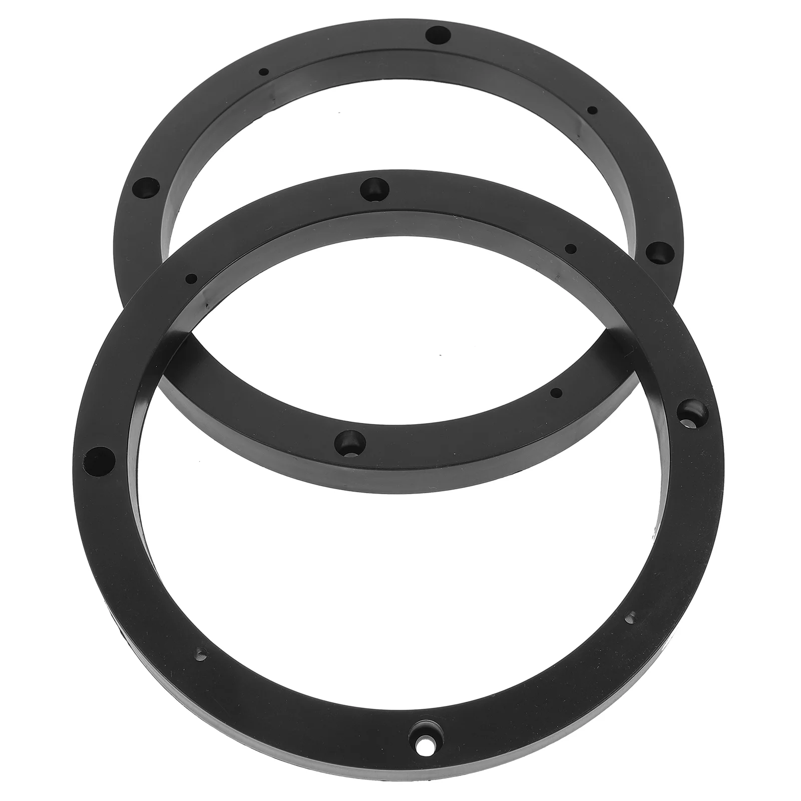 2 Pcs Adapter Door Speaker Ring Pad Car Spacer Cushion Rings 65 Mounting Inch Replacement Black Spacers