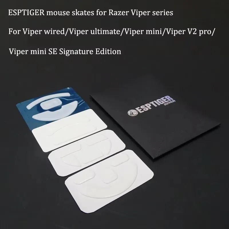 Original Esports Tiger ICE V2 Mouse Skates Feet For Razer Viper/Ultimate/Viper V2 Pro/V3 Pro/Viper Mini V2 Pro/Mini SE