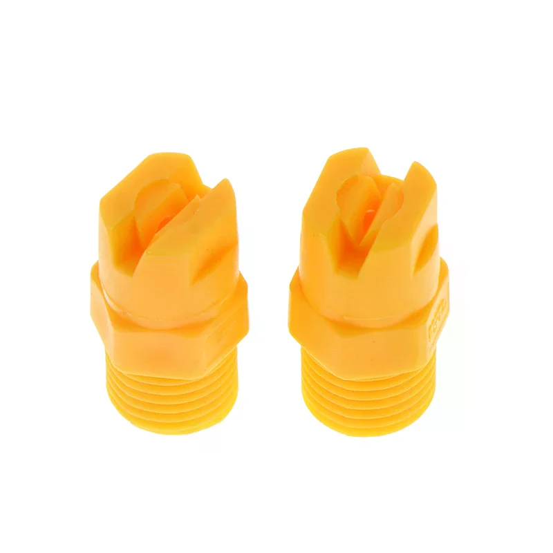 Plastic Vee Jet Flat Fan Cone Spray Nozzle 1/8" 1/4" 1/2" Industrial Factory Cleaning Dust Removal Nozzle