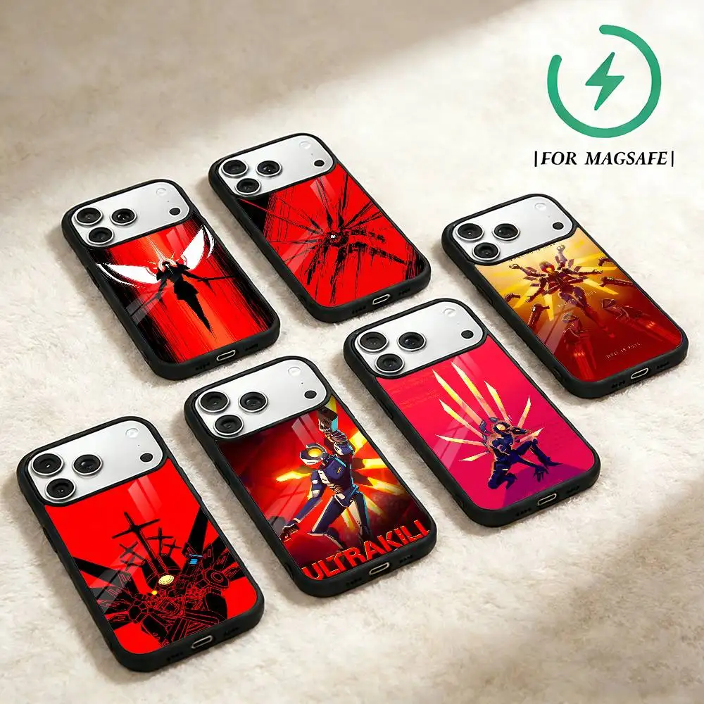 

U-ULTRAKILL the world looks red Phone Case For iPhone 17,16,15,14,13,12,Plus,Pro,Max For Magsafe Magnetic Wireless Charge