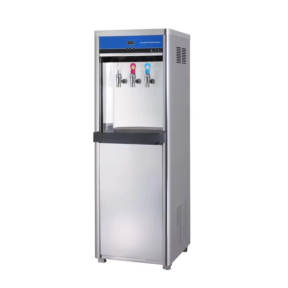 Water Dispenser Station, 5-Gallon Bottle Cooler, Hot and Cold Water, Desktop Home Office Use