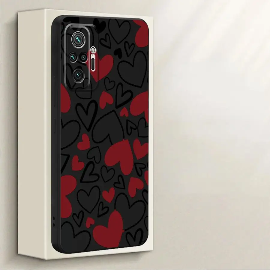 Loving Heart Case for Xiaomi Redmi Note 10 11 Pro 11s 10 13 12 ProPlus 14 Pro Plus 10Lite 12s Soft Cover
