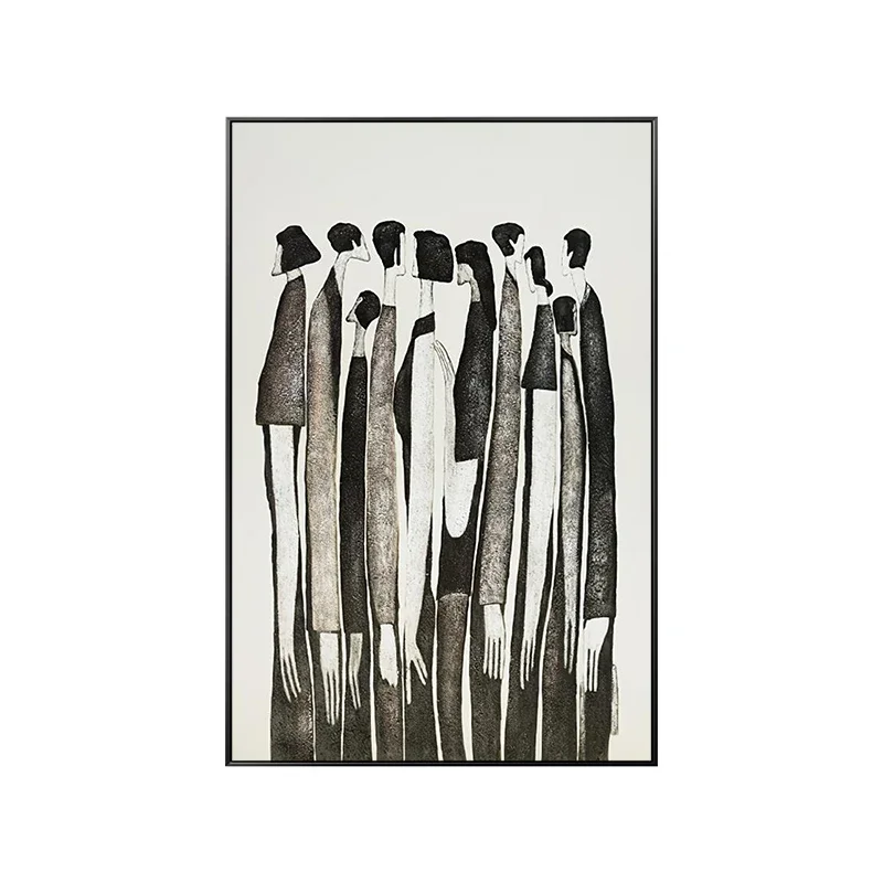

Abstract figure art, living room decoration painting, sofa background, wall hanging painting, entrance hallway, dining room