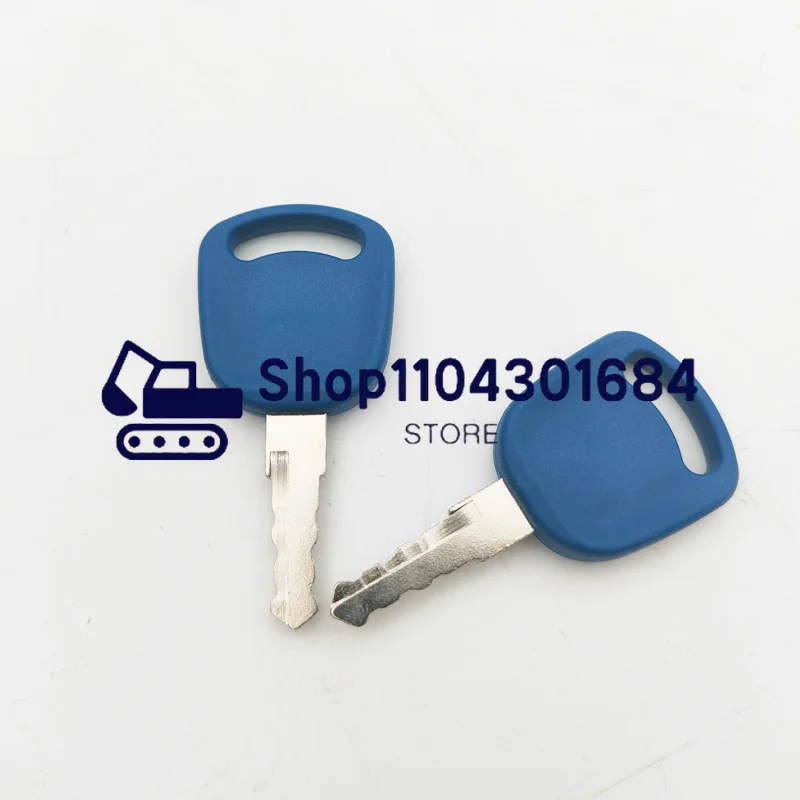 2pcs 14601 Key 82003267 82030143 Ignition Key For Case New Holland Excavator Grader Dozer Heavy Equipment Excavator Tractors