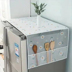 Refrigerator washing machine cover cloth dust cover oil proof household storage refrigerator cover cover towel