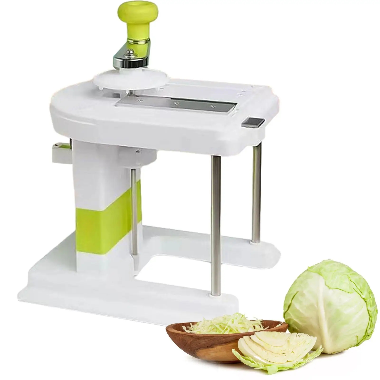 Cabbage Chopper Non Slip Hand Crank Sauerkraut Cutter Salad Slicing Cabbage Shredder for Kitchen Restaurant Gadget Supplies