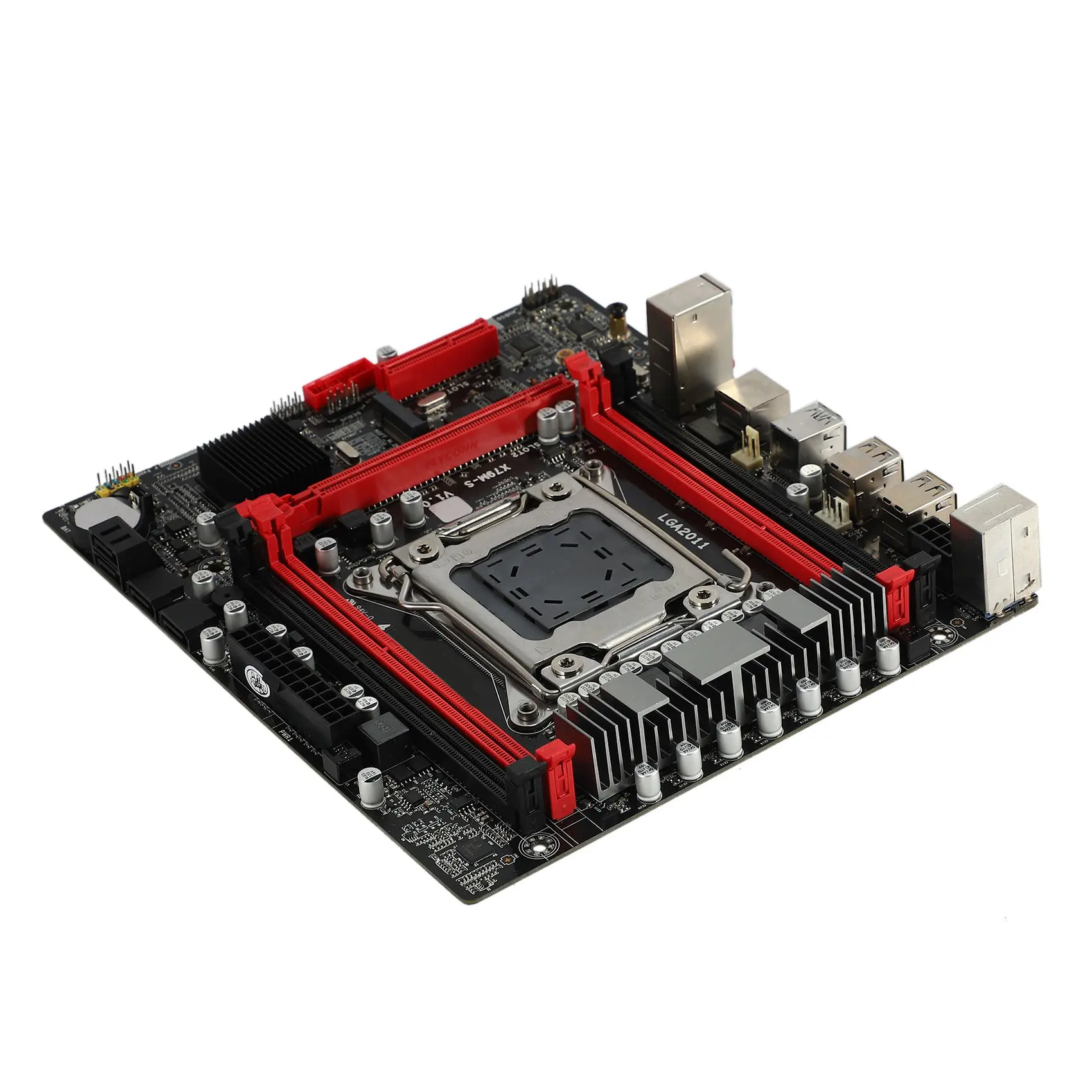 

JINGSHA X79M-S LGA 2011 Motherboard 2-Channel DDR3 4XDIMM 64G RAM M.2 NVME SSD SATA 3.0 USB 3.0 Gigabit Mainboard