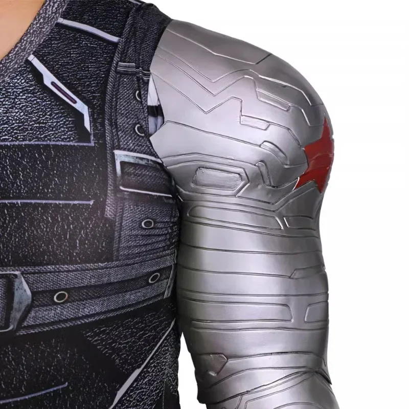 Winter Soldier Armor Cosplay Mechanical Gauntlet  Bucky Barnes Captain America 3 Movie Prop Replica Wearable