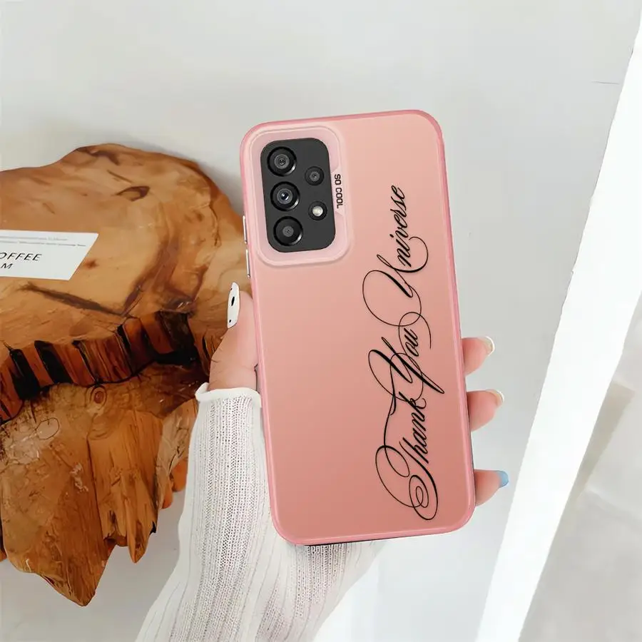 Case for Samsung Galaxy A12 A26 A35 A34 A15 A16 A57 A23 A13 A14 A24 A25 A37 A17 A20s Phone Cover Personalized Letter Pattern