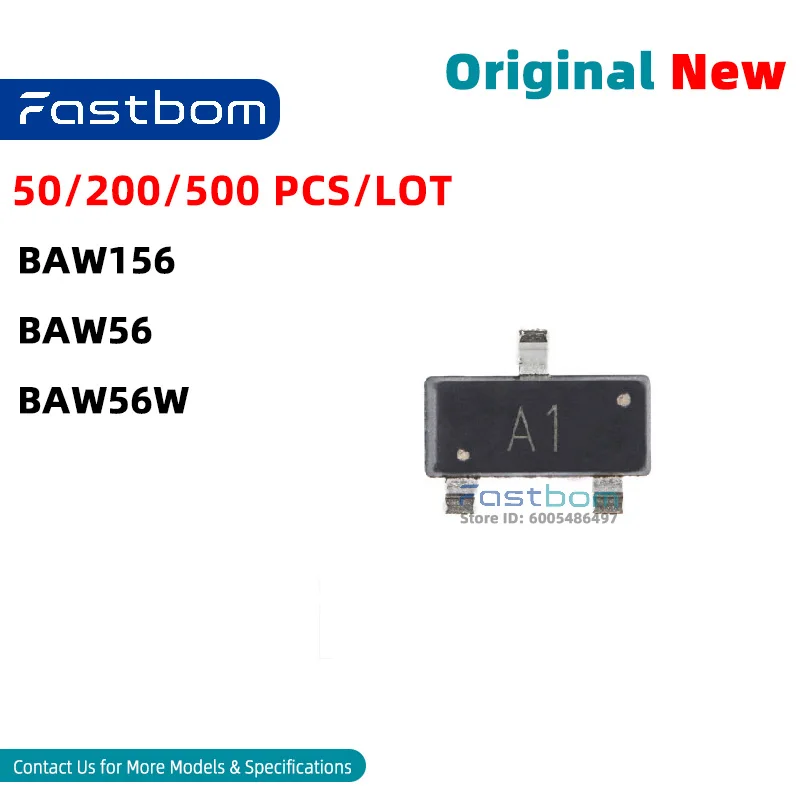 BAW56 BAW56W BAW156 SOT-23 SW DIODE SWITCHING New Original
