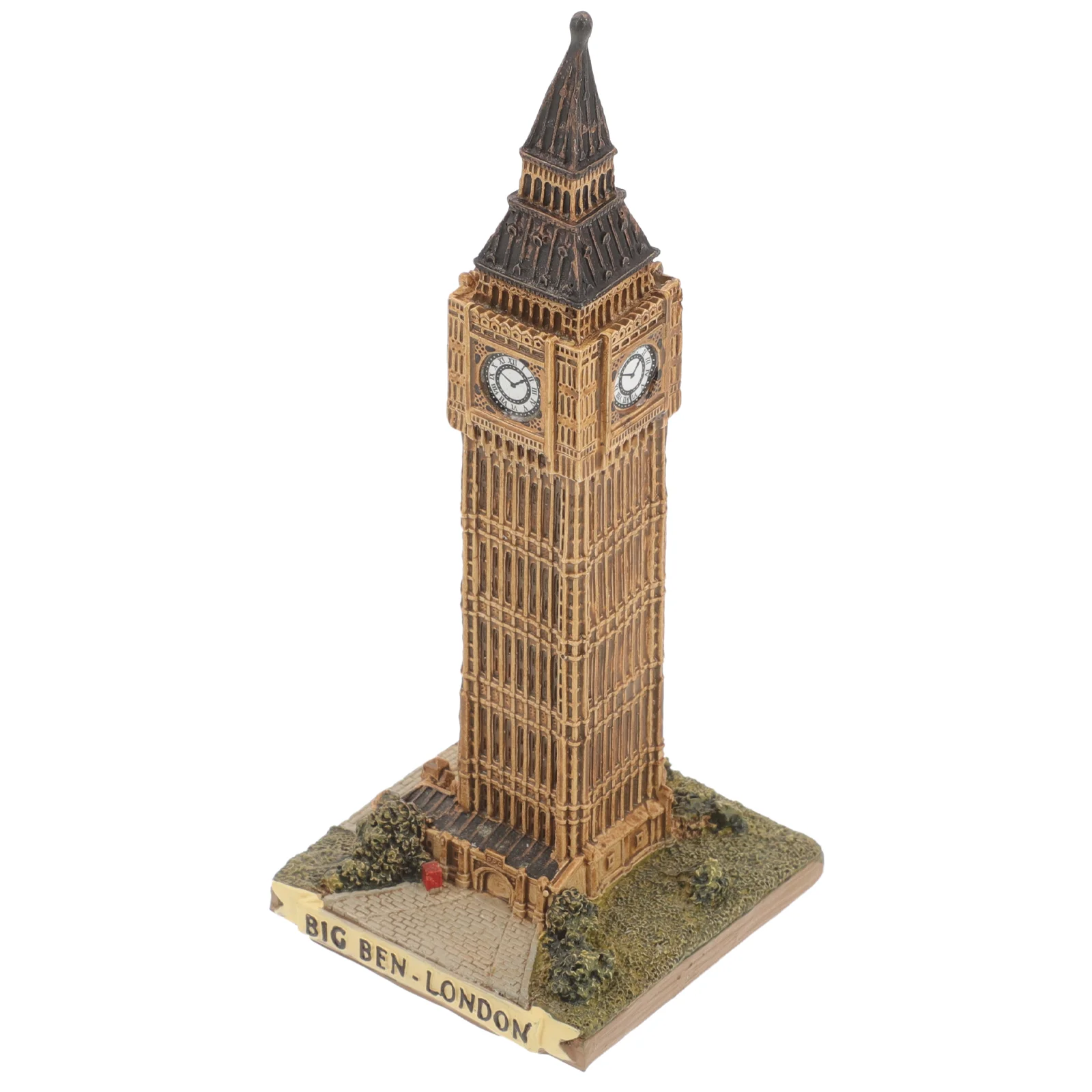 London Landmark Figurine Big Ben Ornaments Decor Photo Props Household Tower Statue Resin