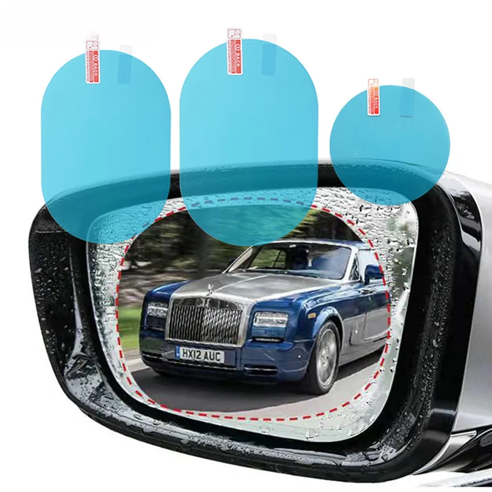 Car Rainproof Anti Fog Sticker Car Rainproof Film Clear Window Waterproof Film for Car Motorcycle Mirrors Film Accessories