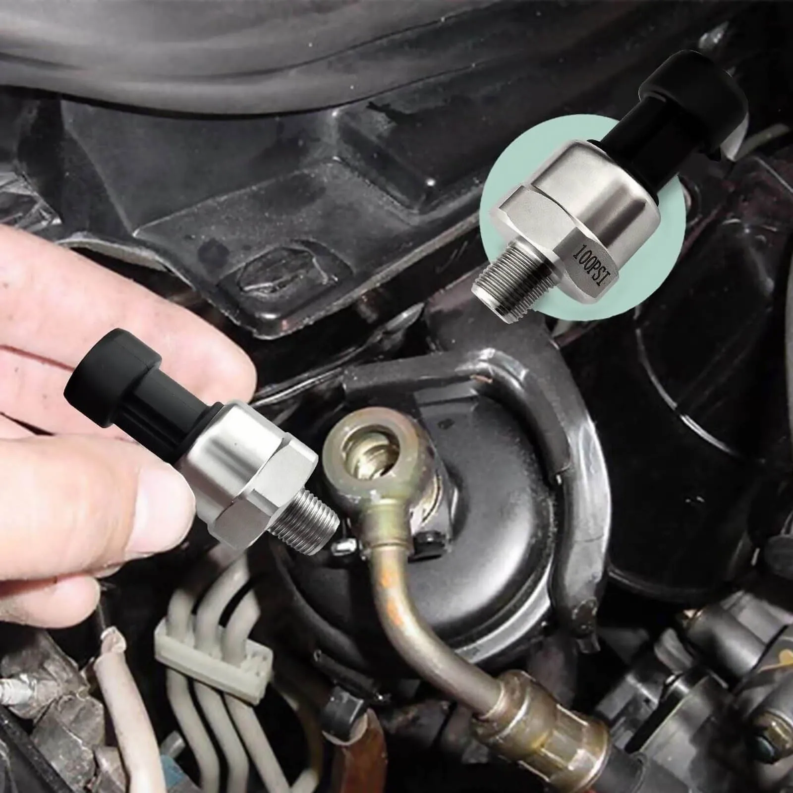 

Датчик давления 100 PSI, 1/8" NPT, для топлива, масла, воздуха, воды, преобразователь давления, выход 0.5-4.5В, 5В DC, 3-контактный разъем Packard