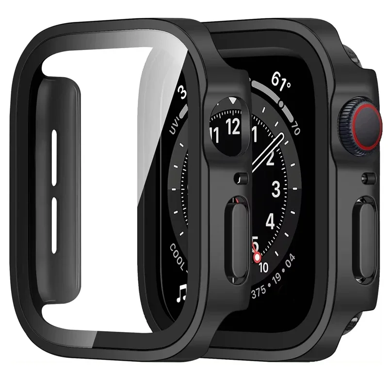 ป้องกันหน้าจอสําหรับ Apple Watch 9 8 7 40 มม.41 มม.44 มม.45 มม.PC กันน้ําสําหรับ iWatch Series 6/5/4/SE